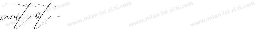unit ot字体转换